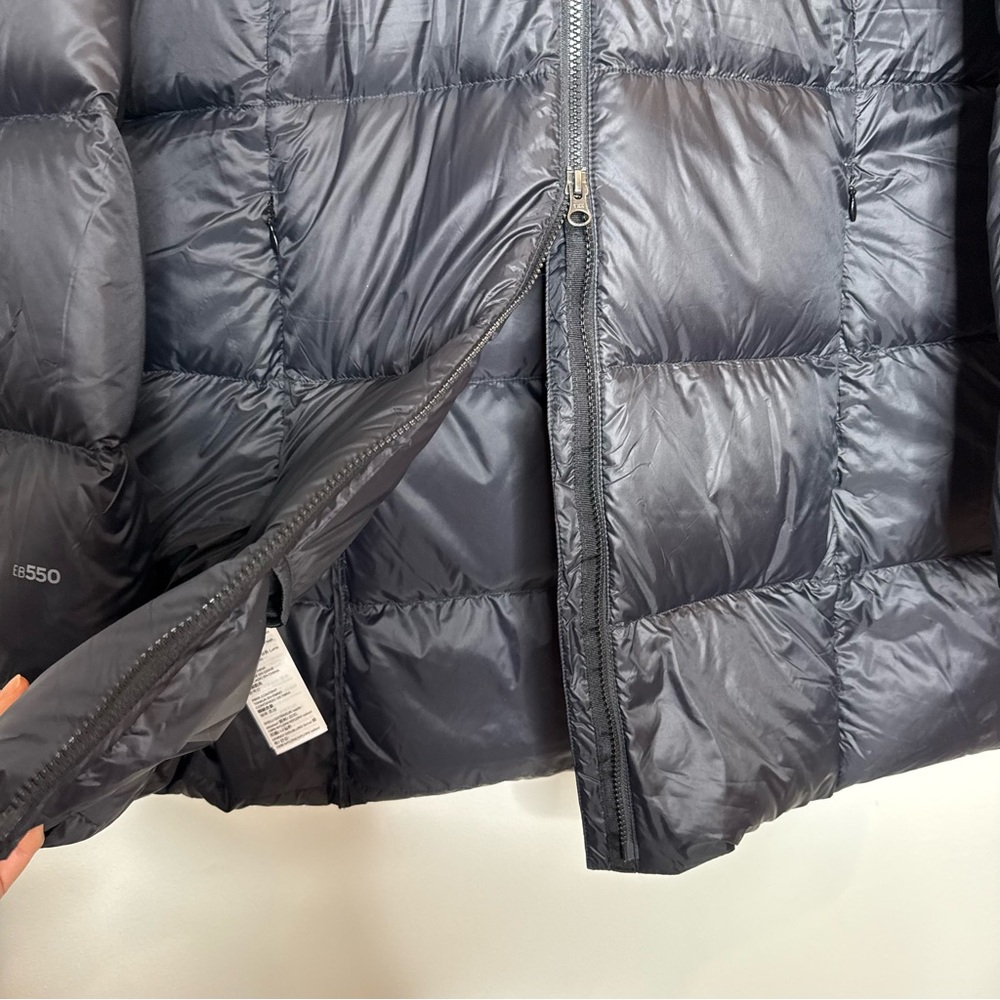 Eddie Bauer Womens Luna Peak Down Parka Jacket in black size XL EB550 Duck Down - Picture 4 of 13